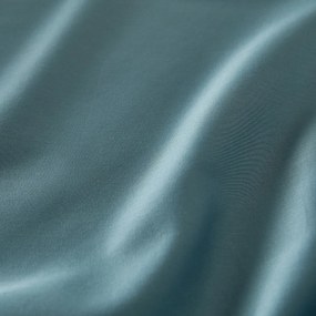 Effen plat laken in katoensatijn, Opale