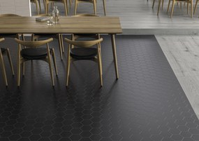 Jabo Hexagon Timeless vloertegel black 15x17