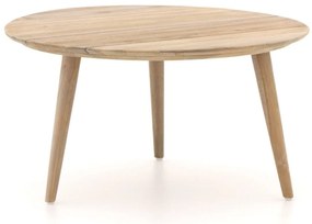 + 10% kassakorting | Loungetafel ROUGH | Rond | Tuintafel Teakhout | Ø85cm | Kees Smit Tuinmeubelen