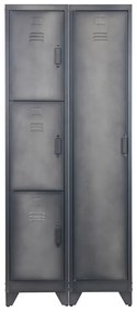 Woood Cas Smalle Lockerkast Metaal - 38x45.5x180cm.