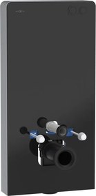 Mexen Tex Air G opbouw pneumatisch WC-frame, zwart glas - 61150A-70