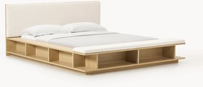 Houten bed Clark met bank en zijplanken