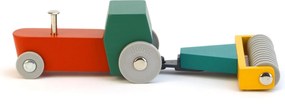 Houten tractorset - Duotone Car #7 - Floris Hovers