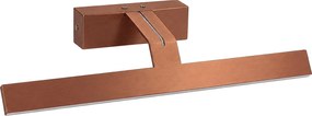 Badkamer LED-wandlamp SWE013-1W 43cm BRUSH COPPER