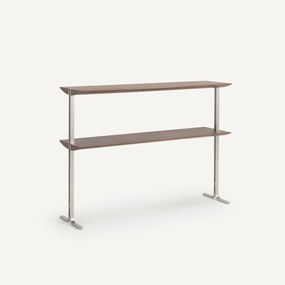 Console in notenhout, Livel