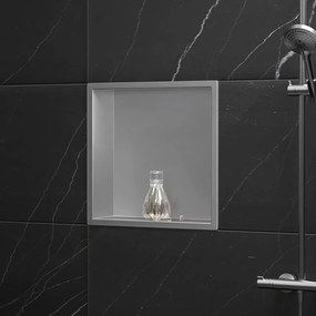 bathroom shelf 30x30 steel brush