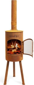 BonFeu Tuinhaard BonGiano SP– diameter 30 cm x H153 cm – Roest
