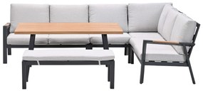 Garden Impressions Lissabon lounge dining set 6-delig - valley sand