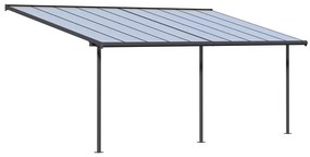 Aluminium carport Sierra Palram - Canopia 3 x 6,1 m grijs