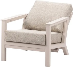 Taste by 4 Seasons Xara verstelbare loungestoel Linen Loungestoel   beige weerbestendig