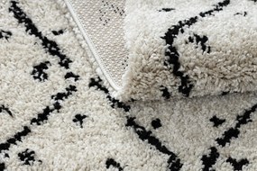 Tapijt, Vloerbekleding BERBER TETUAN B751 zigzag , crème - voor keuken, naar de gang