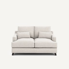 Compacte bank, in gespikkelde canvas, ALWINE