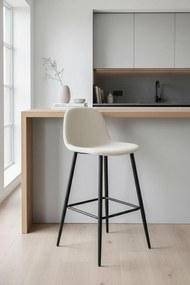 Zwarte fluwelen teok kruk