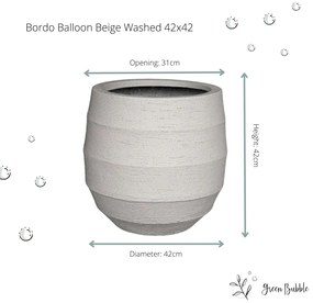 Pot Bordo Balloon Sand