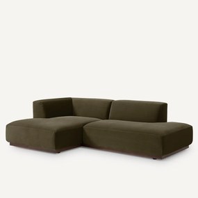 Linkse hoekbank in fluweel, Jacopo