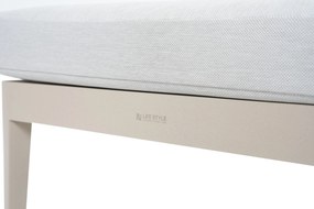 Lifestyle Garden Furniture Mateo Ligbed Met Kussen Loft/soft Grey Aluminium Taupe