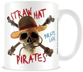 Koffie mok One Piece Love Action Straw Hat Pirate Emblem