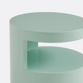 Cylindervormig glossy nachtkastje Newark