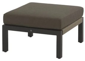 4 Seasons Outdoor | Oslo footstool rope      antraciet weerbestendig