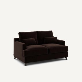 Compacte bank in fluweel, Alwine