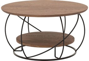 Goossens Salontafel Bellis, Rond 80 cm, 45 cm hoog