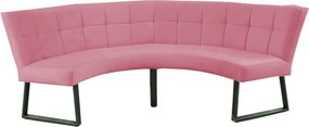 Eetkamerbank - Amsterdam - stof Element roze 10 - geschikt voor tafel 130 cm
