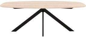 Goossens Excellent Eettafel Floyd, Semi ovaal 240 x 120 cm