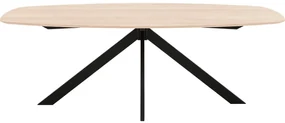 Goossens Excellent Eettafel Floyd, Semi ovaal 180 x 100 cm