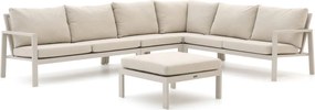 Hoek loungeset Manifesto | 6 personen | Loungeset Beige | Hoekbank Aluminium | Kees Smit Tuinmeubelen