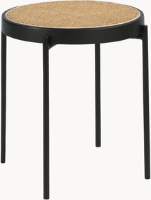 Ronde bijzettafel Ares met rotan blad