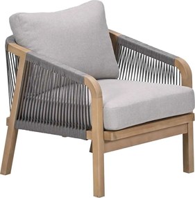Garden Impressions Alora loungestoel acacia - grey sand