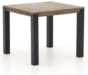 + 15% kassakorting | Tuin eettafel ROUGH | Vierkant | Tuintafel Teakhout | 90x90cm | 4 personen | Kees Smit Tuinmeubelen