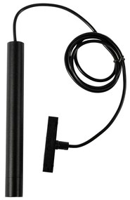 Moderne hanglamp zwart voor railsysteem 1-fase  - Slimline Keno