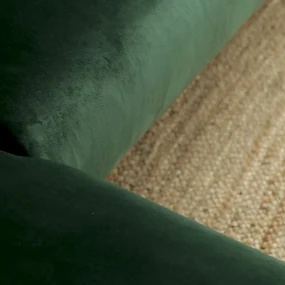 Velvet Hoekbank Groen Hoek Links