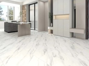 KS Vinyl vloertegel 60x120cm wit marmer