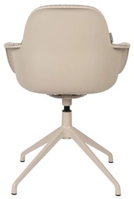 Zuiver Albert Kuip Swivel Draaibare Armstoel Taupe