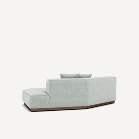 Rechte halve bank in gevlekt canvas, JACOPO