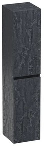 BRAUER Solution Badkamerkast - 160x35x35cm - 2 greeploze links- rechtsdraaiende deur - MFC - Metal HK-SL160ME