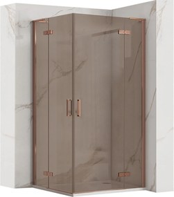 Douchecabine REA Hugo Double 90x100 Copper Brush