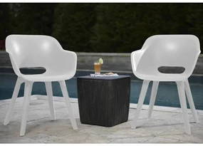 Allibert Tuinstoelen Akola 2 st wit