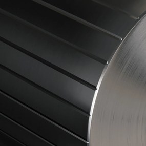 Brauer Stripe wastafelkraan met draaibare ronde uitloop model A gunmetal geborsteld PVD