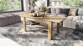 ASTI-R Artisan eiken/beige - moderne salontafel met uitschuifbaar blad