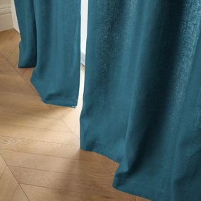 Linnen gordijn met voering, verborgen lipjes, Private