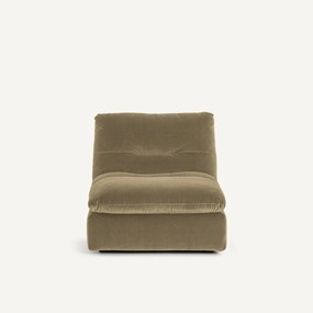 Modulaire fauteuil in fluweel, GIULIANO
