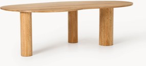 Eettafel Naruto van eikenhout in organische vorm, in verschillende formaten