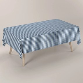 Dekoria Rechthoekig tafelkleed, marineblauw-ecru , 130 x 210 cm