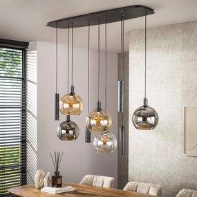 Hanglamp Met Bolvormige Glazen