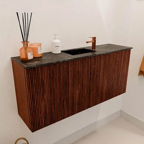 Mondiaz Joya DLux 90cm toiletmeubel ruby met wastafel faye midden 1 kraangat lava