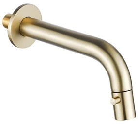 Fortifura Calvi Fonteinkraan - inbouw - uitloop 19.5cm - inkortbaar - PVD - Geborsteld Messing PVD (Goud) SW1108830