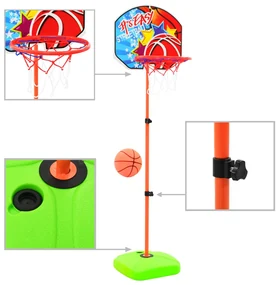 vidaXL Kinderbasketbalring- en balset